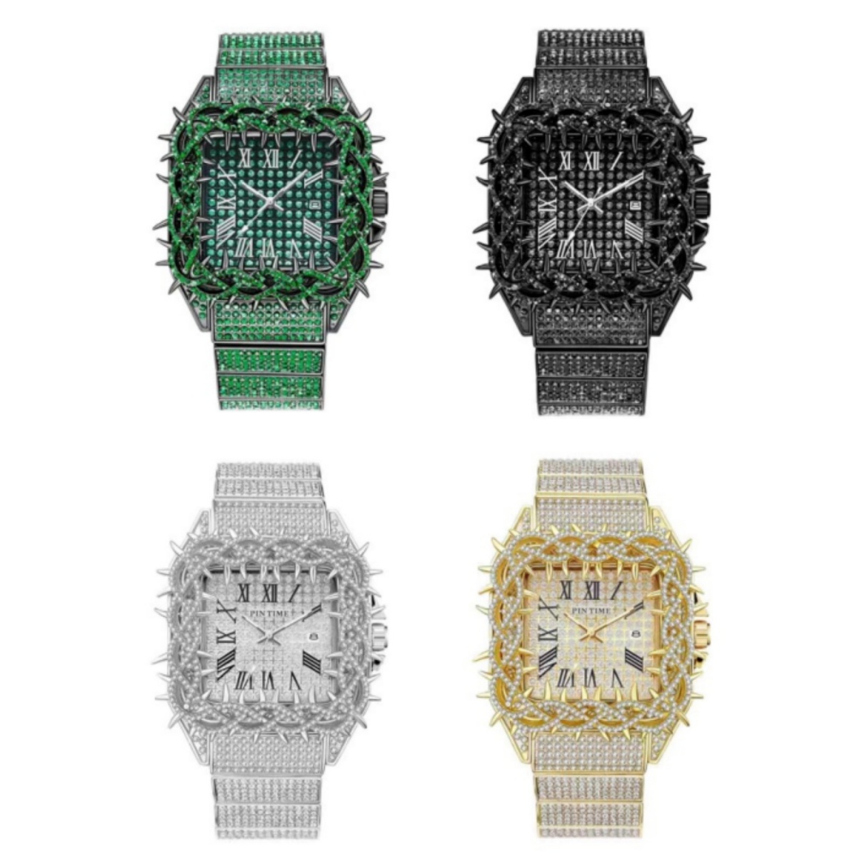 Luxury Watch Iceberg - Iced Out Square Men Quartz Watch
