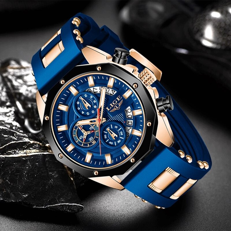 LIGE Fashion Men Watches Top B - đánh giá và giá Luxury Watch Magazine