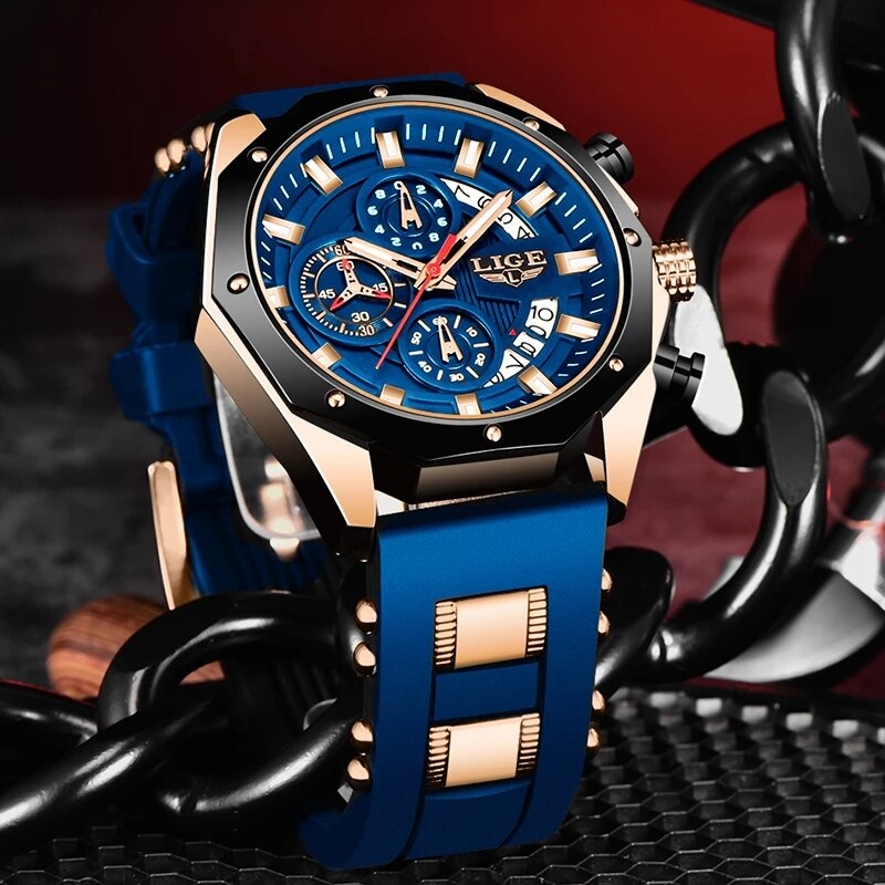 LIGE Fashion Men Watches Top B - đánh giá và giá Luxury Watch Magazine