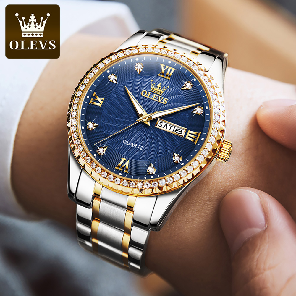 OLEVS 5565 Luxury Brand Quartz - đánh giá và giá Luxury Watch Magazine