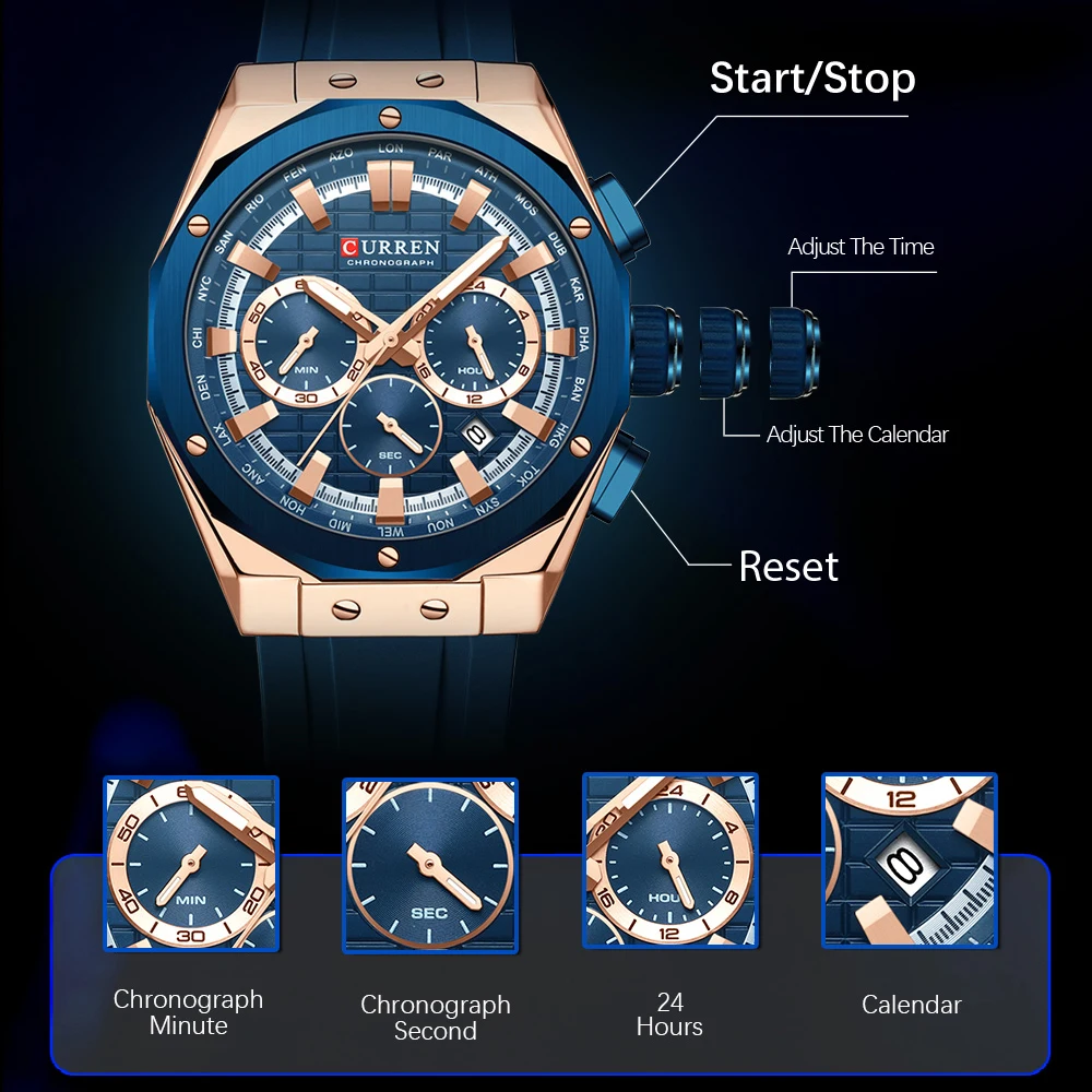 CURREN Luxury Brand High Quali - đánh giá và giá Luxury Watch Magazine
