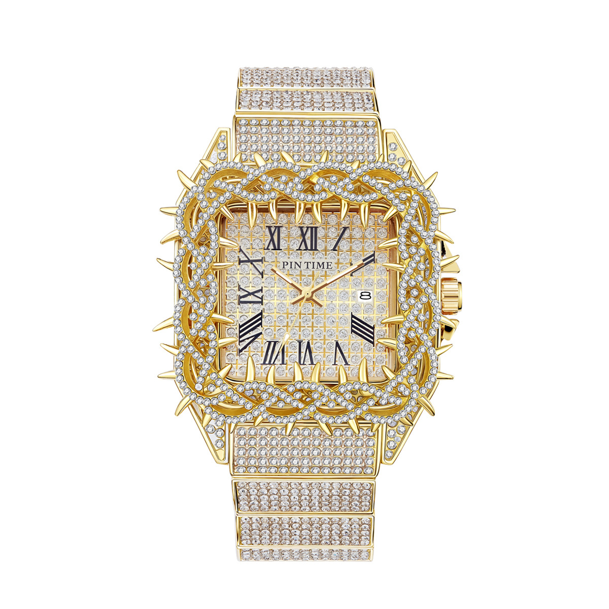 Iced Out Square Men Quartz Wat - đánh giá và giá Luxury Watch Iceberg