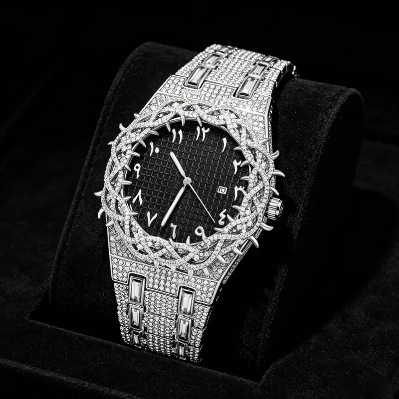 Iced Out Bling Men Quartz Watc - đánh giá và giá Luxury Watch Iceberg