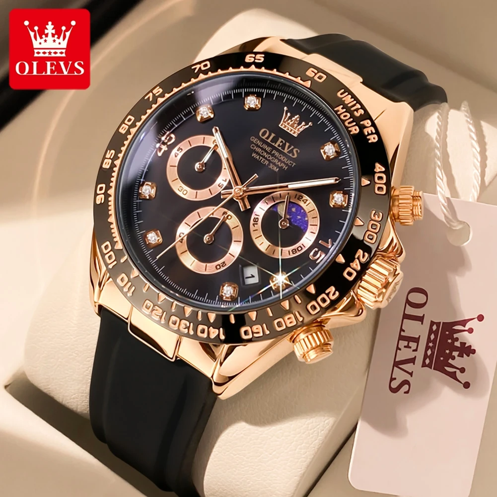 OLEVS 2875 Men's Watches Chron - đánh giá và giá Luxury Watch Magazine