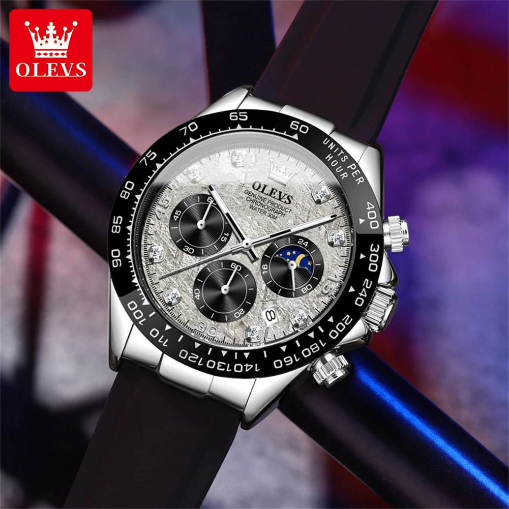 OLEVS 2875 Men's Watches Chron - đánh giá và giá Luxury Watch Magazine